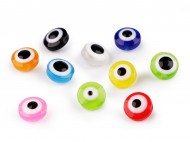 Plastové korálky Alláhovo oko 12 mm 2 mix, 10 ks - zvětšit obrázek