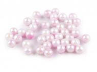 Plastové korálky s mermaid efektem 10 mm 3 růžová nejsv., 500 g - zvětšit obrázek