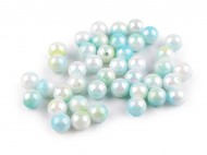 Plastové korálky s mermaid efektem 10 mm 7 mint, 20 g - zvětšit obrázek