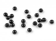 Onyx syntetický, minerální korálky 4 mm onyx, 20 ks - zvětšit obrázek