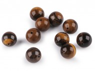 Tygří oko, minerální korálky 14 mm tygří oko, 2 ks - zvětšit obrázek