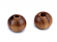 Dřevěné korálky Strip 8 mm