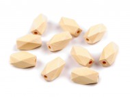 Dřevěné korálky nelakované 10x20 mm - zvětšit obrázek