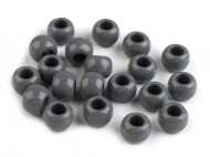 Plastové korálky s velkým průvlekem / plavkové 6x8 mm - zvětšit obrázek