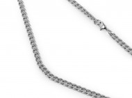 etzek / etz z nerezov oceli silnj, unisex 1 (5 mm) platina, 1 ks - zvtit obrzek