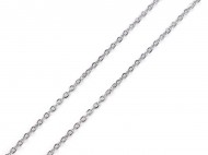 Řetízek z nerezové oceli 2 mm metráž platina, 1 m - zvětšit obrázek