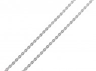 Řetízek z nerezové oceli 2,3 mm metráž platina, 1 m - zvětšit obrázek