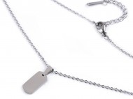 Náhrdelník z nerezové oceli s přívěskem, unisex - zvětšit obrázek