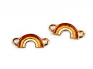 Ozdobný díl / přívěsek duha 7x17 mm - zvětšit obrázek