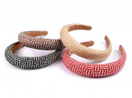 Široká čelenka do vlasů boho - zvětšit obrázek