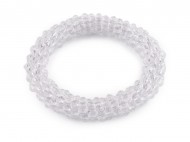Náramek / gumička z broušených korálků 1 crystal, 1 ks - zvětšit obrázek