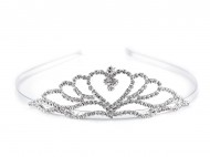 Štrasová čelenka / korunka do vlasů 1 crystal čelenka, 1 ks - zvětšit obrázek