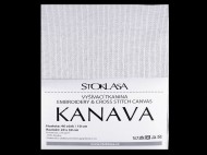 Vyšívací tkanina Kanava 20x30 cm 46 oček bílá, 1 ks - zvětšit obrázek
