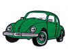 64 zelená trávová auto, 1 ks