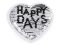 Aplikace srdce s jednorožcem / Happy day s oboustr