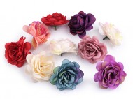 Umělý květ růže 5-6 cm 3 mix variant, 200 ks - zvětšit obrázek