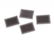 Nažehlovací záplaty pro opravy dírek i zdobení 23x33 mm 3 šedá, 10 ks - zvětšit obrázek