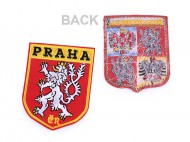 Nažehlovačka znak ČR a Praha - zvětšit obrázek