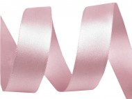 Atlasová stuha oboulící šíře 24 mm 607 pudrová, 20 m - zvětšit obrázek