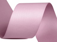 Atlasová hedvábná stuha oboulící šíře 40 mm matná 619 starorůžová, 20 m - zvětšit obrázek