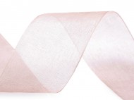 Monofilová stuha šíře 38 mm 3 (57) pudrová světlá, 50 m - zvětšit obrázek