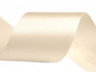 Atlasová stuha šíře 73 mm 02 krémová světlá, 22.5 m - zvětšit obrázek