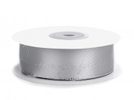 Saténová svatební / smuteční stuha Love you forever šíře 26 mm - zvětšit obrázek