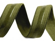 Pruženka šíře 20 mm se silikonem 10 zelená khaki, 20 m - zvětšit obrázek