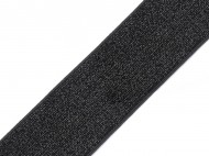 Pruženka s lurexem šíře 48 mm 2 černá, 1 m - zvětšit obrázek
