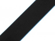 Pruženka měkká šíře 40 mm 1 černá modrá světlá, 1 m - zvětšit obrázek