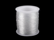Pruženka / gumička kulatá 0,8 mm transparent, 1 ks - zvětšit obrázek