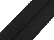 Lemovací pruženka půlená šíře 58 mm černá, 1 m - zvětšit obrázek