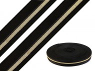Lemovací pruženka půlená / lampas šíře 20 mm - zvětšit obrázek