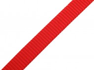 Popruh polypropylenový šíře 10 mm 30 červená, 25 m - zvětšit obrázek