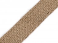 Jutový popruh šíře 40 mm režná přírodní, 1 m - zvětšit obrázek