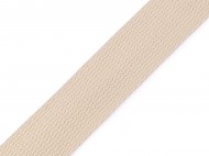 Popruh BA+PES šíře 32 mm 1 (031) režná světlá, 1 m - zvětšit obrázek