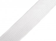 Hladký oboustranný popruh s leskem šíře 38 mm 1 Off White, 1 m - zvětšit obrázek