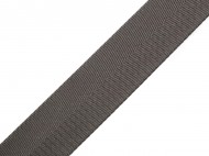 Hladký oboustranný popruh s leskem šíře 38 mm 12 šedá, 1 m - zvětšit obrázek