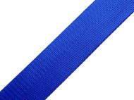 Hladký oboustranný popruh s leskem šíře 38 mm 14 modrá královská, 1 m - zvětšit obrázek