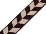 Popruh šíře 38 mm 2 hnědá, 1 m - zvětšit obrázek