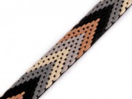 Popruh šíře 22 mm 1 béžová, 1 m - zvětšit obrázek