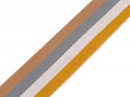 Oboustranný popruh šíře 50 mm 1 hořčicová, 1 m - zvětšit obrázek