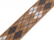 Oboustranný popruh šíře 50 mm 2 béžová, 1 m - zvětšit obrázek