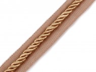 Polyesterová paspulka s kroucenou šňůrou šíře 20 mm 1 béžová, 10 m - zvětšit obrázek