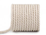 Bavlněná šňůra kroucená 8 mm macrame