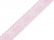 Elastická krajka šíře 30 mm 3 růžová sv., 1 m - zvětšit obrázek