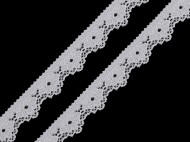 Elastická krajka šíře 15 mm 1 Off White, 1 m - zvětšit obrázek