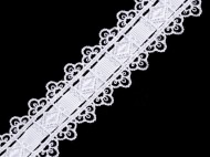 Vzdušná krajka / vsadka se stuhou šíře 33 mm - zvětšit obrázek