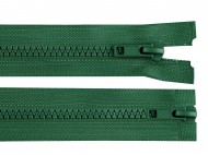 Zip kostěný No 5 dělitelný 2 jezdce / dvoucestný 85 cm bundový 273 zelená smrková, 1 ks - zvětšit obrázek