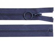 Kostěný zip No 3 délka 30 cm s kroužkem 330 modrá tmavá, 1 ks - zvětšit obrázek